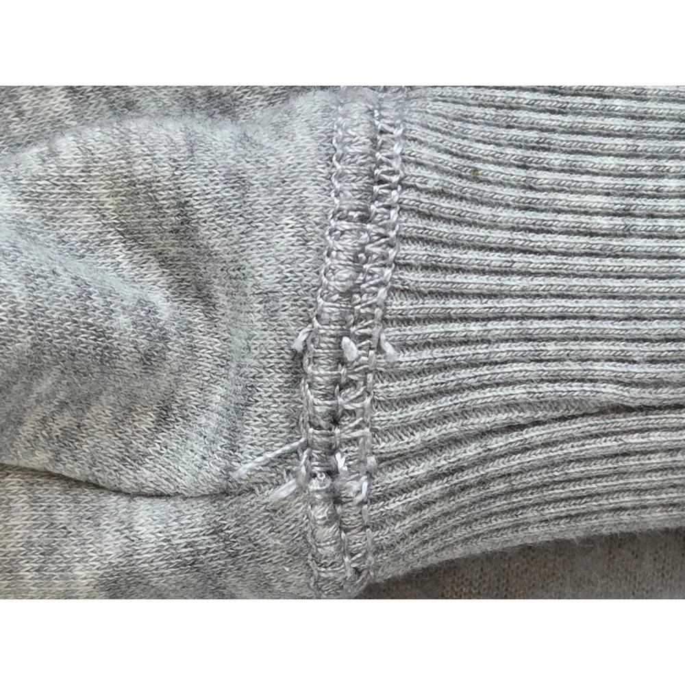 Tommy Hilfiger Mens XXL Quarter Zip Sweatshirt Gray Plaid Logo Spellout Pullover